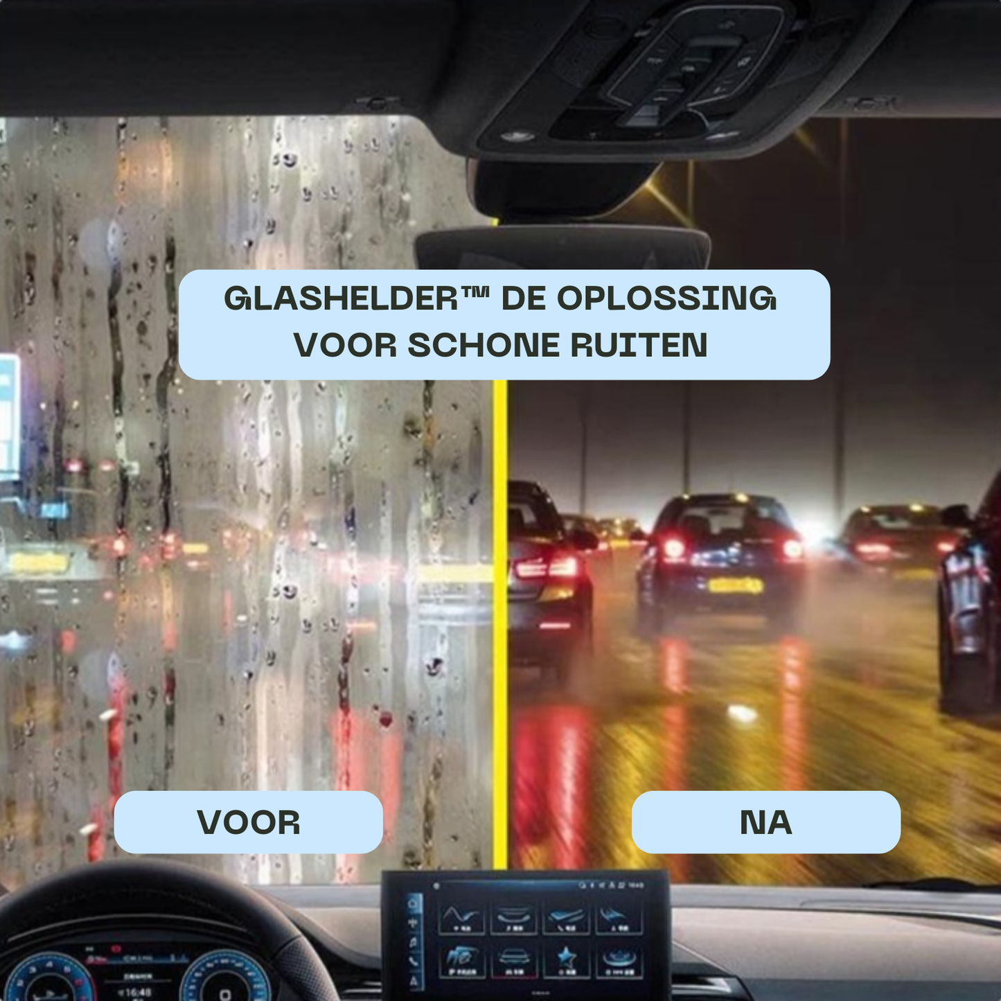 Glashelder™ | De Ultieme Oplossing voor Stralend Schone Autoruiten