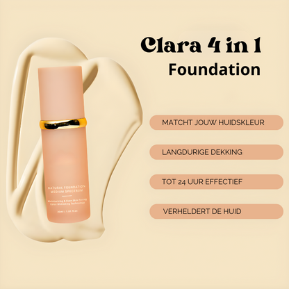 Clara 4-in-1 Foundation | De Flawless Foundation Voor Een Natuurlijk Stralende Huid